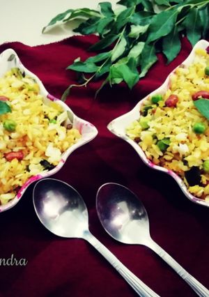 ऑयल फ्री पोहा (oil free poha recipe in Hindi) रेसिपी मुख्य फोटो