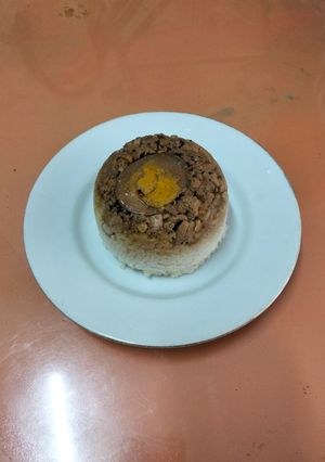 Foto resep Nasi Tim Ayam Jamur