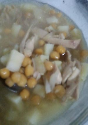 صورة لوصفة رز مع مرقه فروج