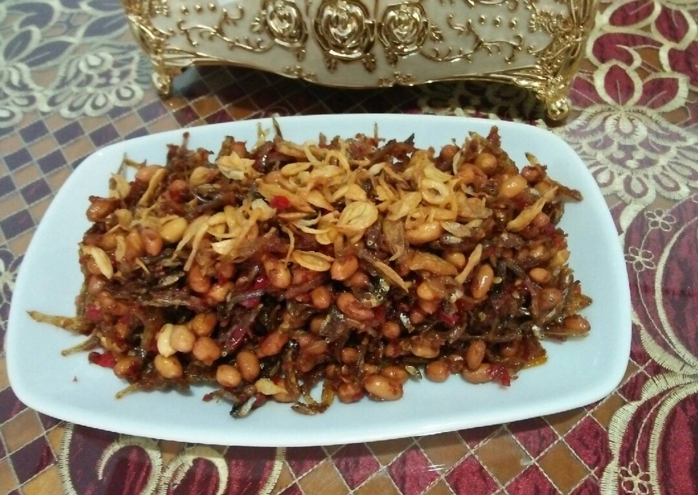 Langkah Mudah untuk Menyiapkan Ikan putih/teri garo rica (Makanan khas
Gorontalo) yang Enak Banget