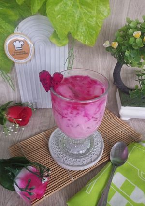 Foto resep Es Jelly Buah Naga