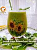 👩‍🍳Spinach, Mango, Banana Green Smoothie