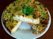 Una foto de quiche roquefort