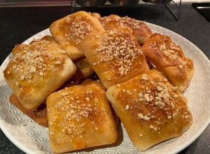 Foto principal de Desayuno fácil, rico, económico sin amasado y sin fermentación