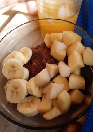 Una foto de Desayuno/merienda súper nutritiva. Apto veganos