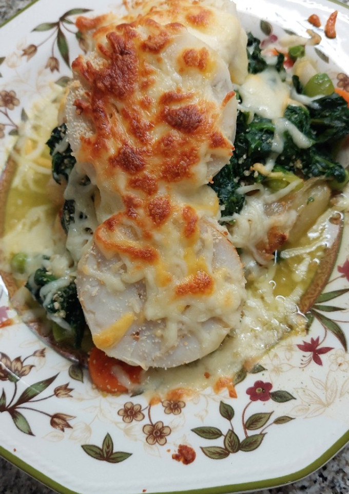 Una foto de Merluza Gratinada