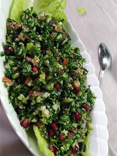صورة لوصفة تبولة