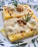 Polenta grigliata gorgonzola e noci