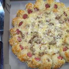 รูปของ Pizza ring sosis