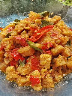 Foto resep Oseng Tempe Saos Tomat 😗