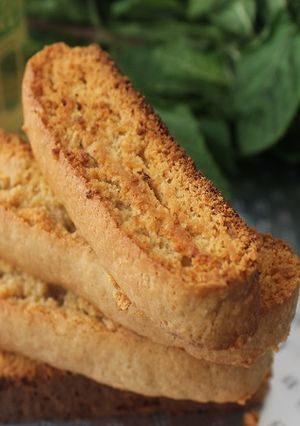 Une photo de Biscuits croquants aux amandes
