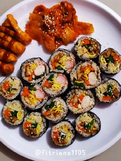 Foto resep Colorful Kimbap