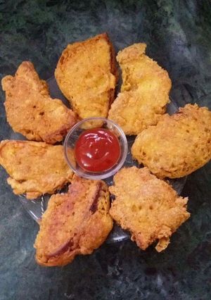 A picture of Plain bread pakora.