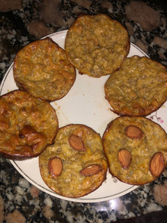 Una foto de Muffins de banana sin harina