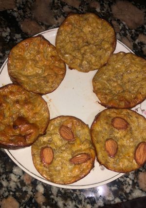 Una foto de Muffins de banana sin harina