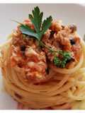 Spaghetti al sugo di acciughe 🌷