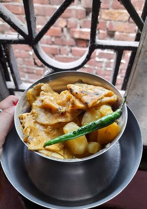 আলু পাঁপড় পোস্ত (Aloo Papad posto recipe in Bengali) রেসিপির প্রধান ছবি