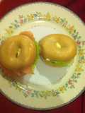 Bagels de salmón con jitomate
