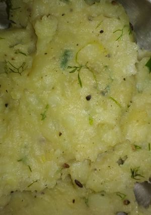 A picture of Steamed potato.