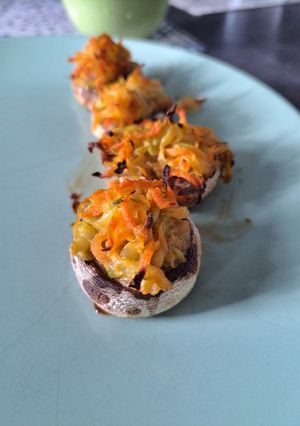 Une photo de Champignons farcis