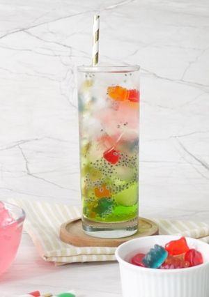 Foto resep Green Gummy Bear Soda