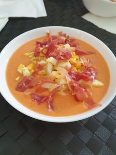 Una foto de Salmorejo a mi manera