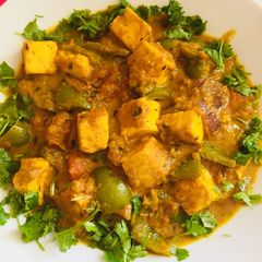 Kadai paneer A picture of Kadai paneer.