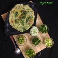 Green Veg Uttapam A picture of Green Veg Uttapam.