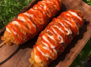 Foto resep Corndog sosis & mozarella