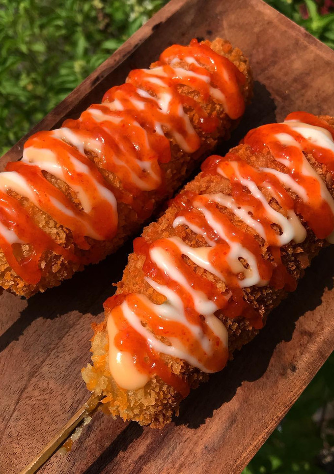 Foto resep Corndog sosis & mozarella