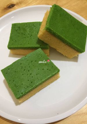 Foto resep Cake spons cuci piring (Edible Dish Sponge Cake)