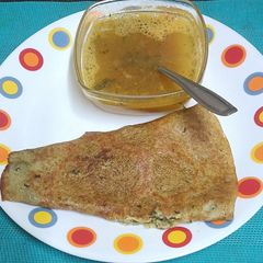 A picture of High Protein Dosa / Uttapam.