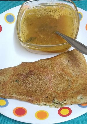 A picture of High Protein Dosa / Uttapam.