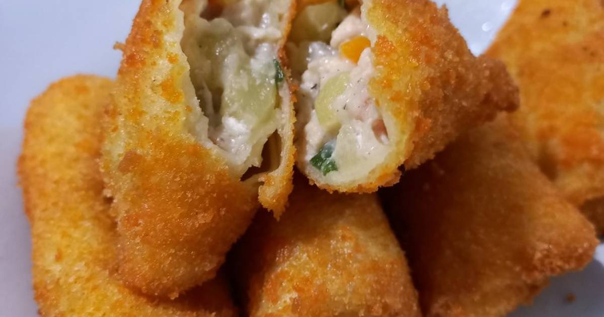 Resep Risoles Isi Ragout Ragout Ayam Creamy Oleh Nur Aina Cookpad