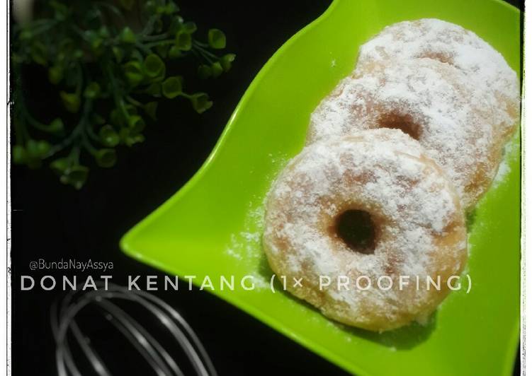 Donat Kentang (1x Proofing)