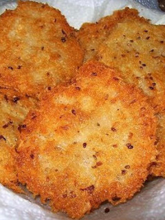 Una foto de Arepas de yuca dominicana