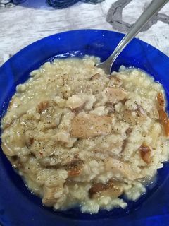 A picture of Mushroom Risotto.