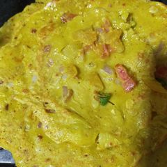 A picture of Besan ki roti.
