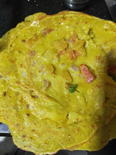 A picture of Besan ki roti.