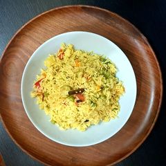 A picture of Vegetable Pulao - quick & easy.