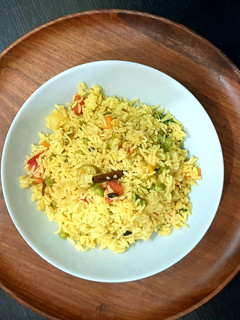 A picture of Vegetable Pulao - quick & easy.