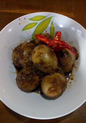Foto resep Telur kecap kenyal