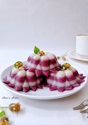 Foto resep Lapis Ubi Ungu