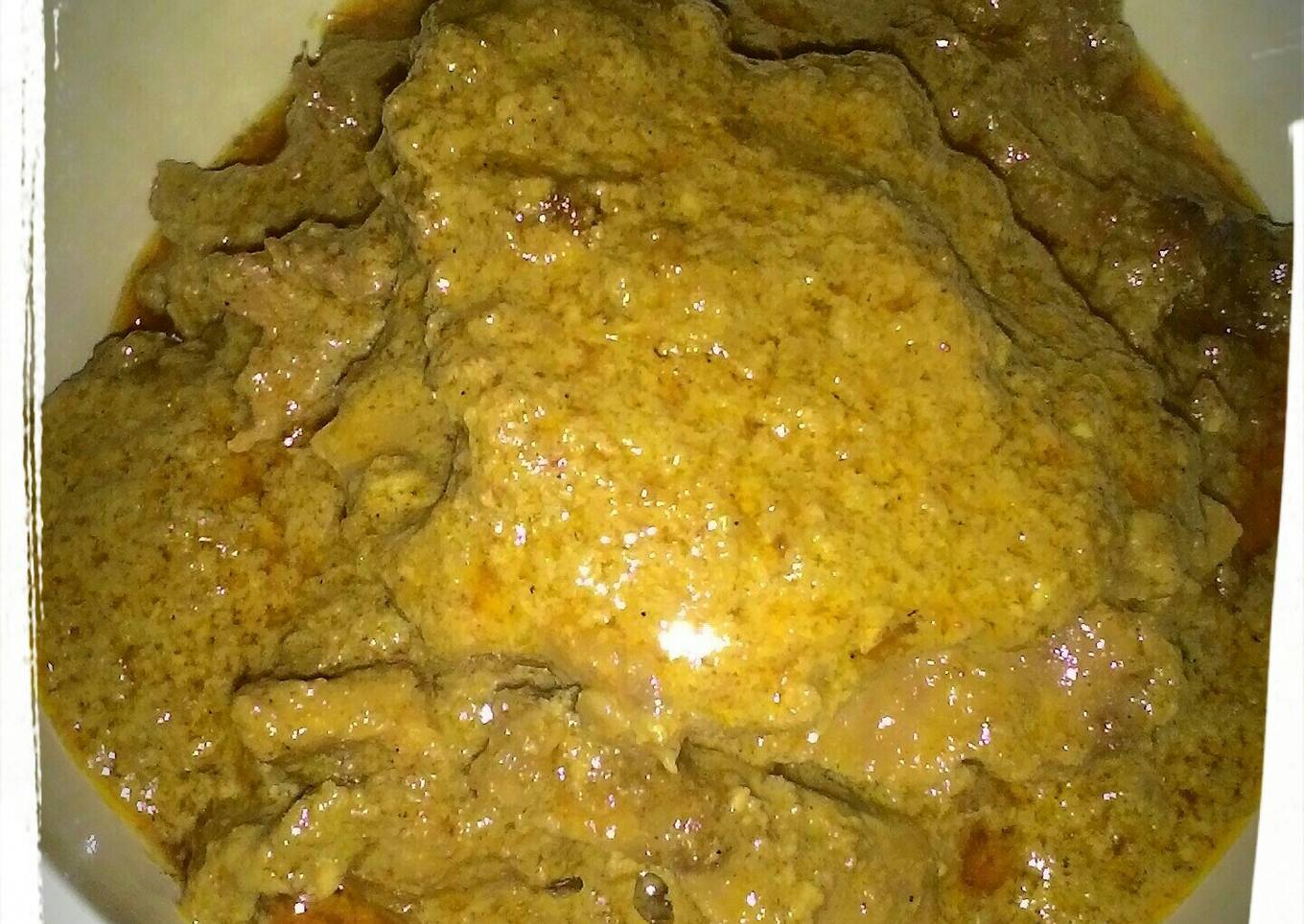 Rendang daging istimewa