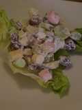 Ensalada Waldorf Tipo USA con bombones
