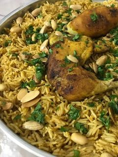 صورة لوصفة كبسة مع خلطة الدقوس طيبة كتير 😋