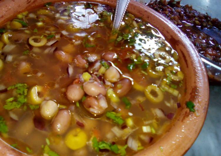 حساء الدوبارة الجزائرية بالفاصوليا الحمراء