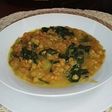 Dhal o Guiso de Lentejas al curry con vegetales