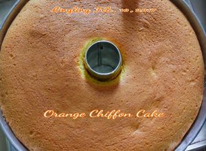 Foto resep Orange Chiffon Cake /Chiffon Jeruk Mandarin 🍊🍊