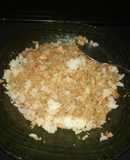 Arroz con atún ketchup